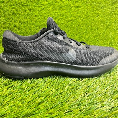 Nike Flex Experience Womens Size 8 Triple Black Athletic Running Shoes Sneakers