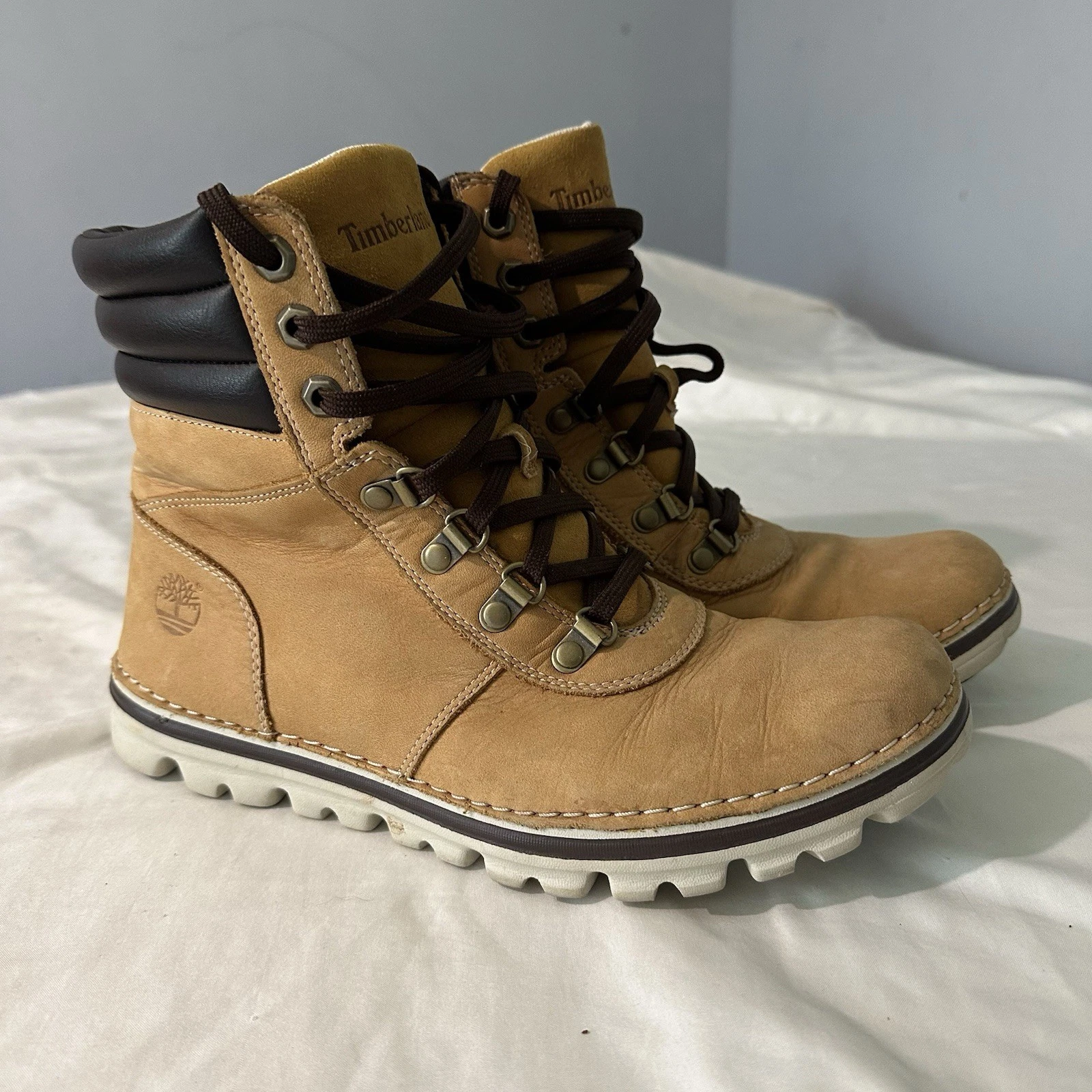 Stivali impermeabili Timberland 6 pollici premium da donna taglia 9 5 marroni outdoor nabuk