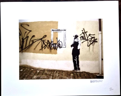 Banksy - Limitierte Auflage-50x40cm Nr. 66/500 - Bild 1 von 4