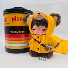 POPMART Kodak Hirono Click Bear Plush Doll Pe...