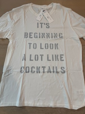 Sol Angeles It s Beginning To Look Like Cocktails T Shirt Size M BNWT