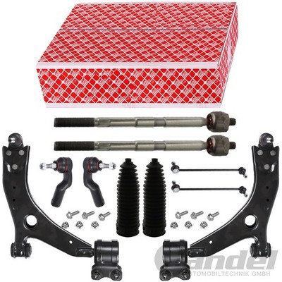 FEBI QUERLENKERSATZ 10 TLG VORNE passend für FORD C-MAX DM2 VOLVO S40 II V50 C30