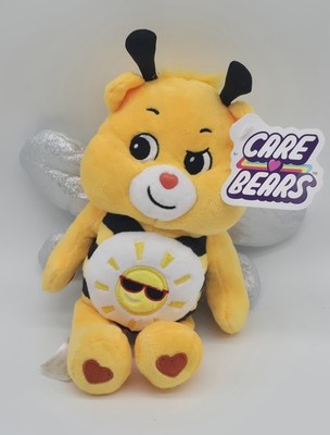 2021 Care Bears Funshine Bear Bumble Bee Plush 10'' NWT