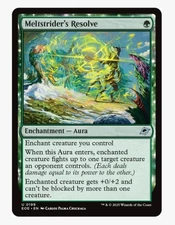 ​Meltstrider's Resolve | EOE | MTG | Aura | Fight Removal | NEW NM-MINT