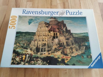NEU Beutel zu 174232 Brueghel d. Ältere: Turmbau zu Babel 2006 Ravensburger 5000 - Bild 1 von 4