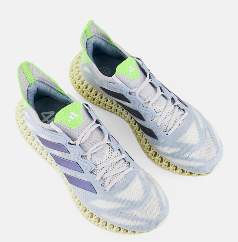 Size 6.5 - adidas 4DFWD 3 Dash Grey Lucid Lemon thumbnail 3