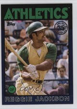 2021 Update 1986 Topps Baseball 35th Anniversary Blue Reggie Jackson HOF g5e