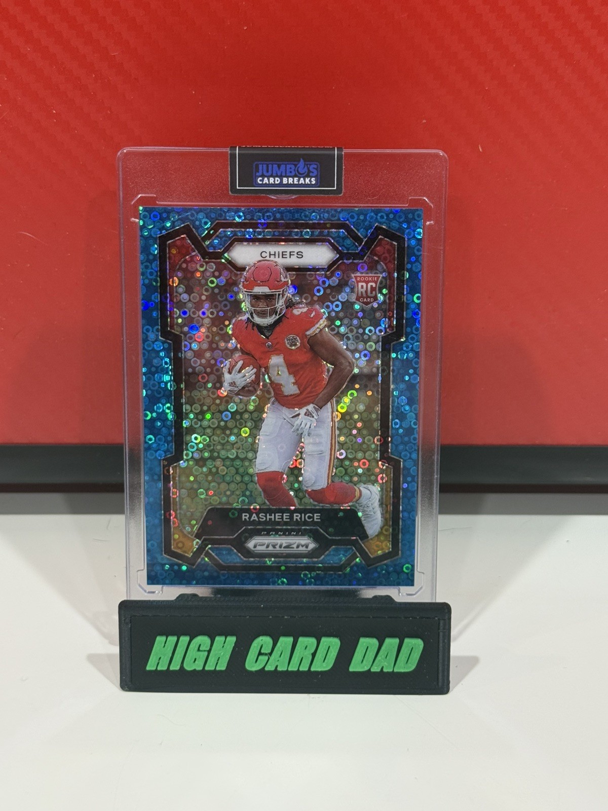 🔥2023 Rashee Rice RC #350 Panini No Huddle Disco Blue Prizm SP Rookie #’d /95