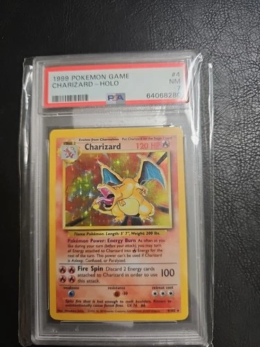 1999 Pokémon TCG Charizard Psa 7