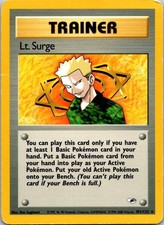 Lt. Surge 101/132 Rare Gym Heroes Pokemon Unlimited Moderately Played on eBay