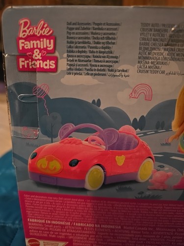 BARBIE Auto convertibile viola lilla con bambola (NUOVA E IMBALLATA) - Foto 7 di 14
