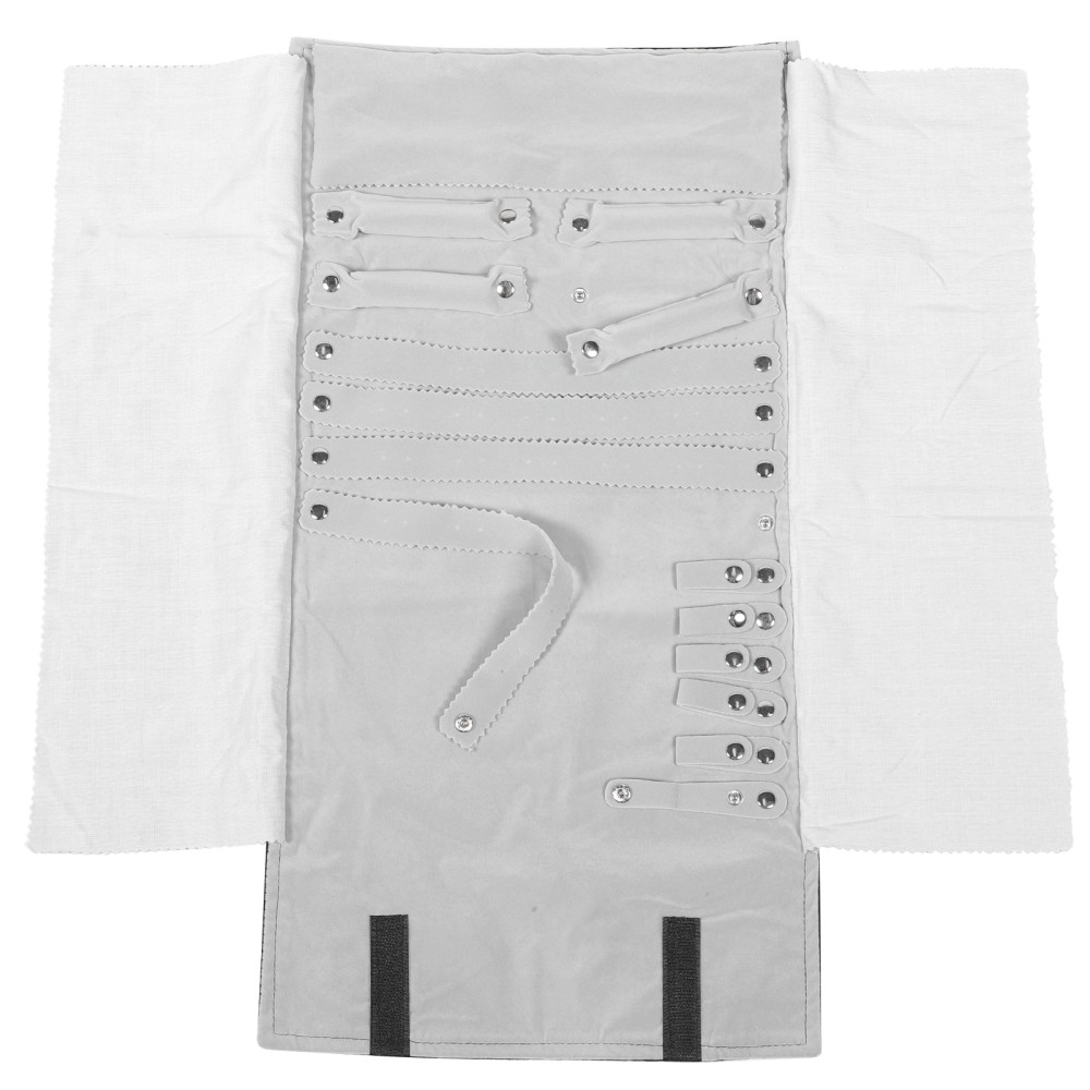 Compact Travel Jewelry Organizer Bag for Earrings and Necklaces