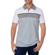 Calvin Klein Polo Shirt Size Medium Quick Dry Wicking Split Hem Short Sleeve NWT