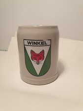 Bierhumpen 0,4 l  Winkel bei Gifhorn  Bierkrug Bierseidel Steingut Ma&szlig;krug