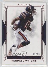 2017 Panini National Treasures Red Jersey Number 13/13 Kendall Wright #64 6fs