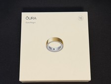 New Sealed Oura Ring 4 Smart Ring 4th Gen. Size 15 Gold Color Activity Tracker