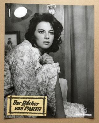 Der Rächer von Paris (Kinoaushangfoto '62) - Giovanna Ralli