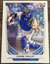 2014 Bowman Draft Picks Chase Vallot Kansas City Royals #DP38 1st Bowman