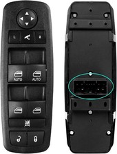 Master Power Window Control Switch for 2016-2018 Ram 1500 2500 3500, 2019-2021