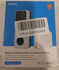 Brand New AOSU Video Doorbell SE 2K QHD Battery Wireless Chime Alexa And Google