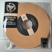 Ray Charles & Michael Buble Georgia On My Mind Record Store Day Exclusive Peach