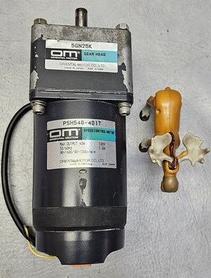 Oriental Motor PSH540-401T Speed Control Motor w/ 5GN25K Gear Head 100V 1A