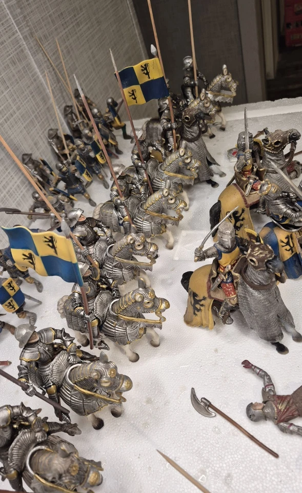 ¡Caballeros montados SCHLEICH, con figuras King X12! Lote Foto 4 de 4