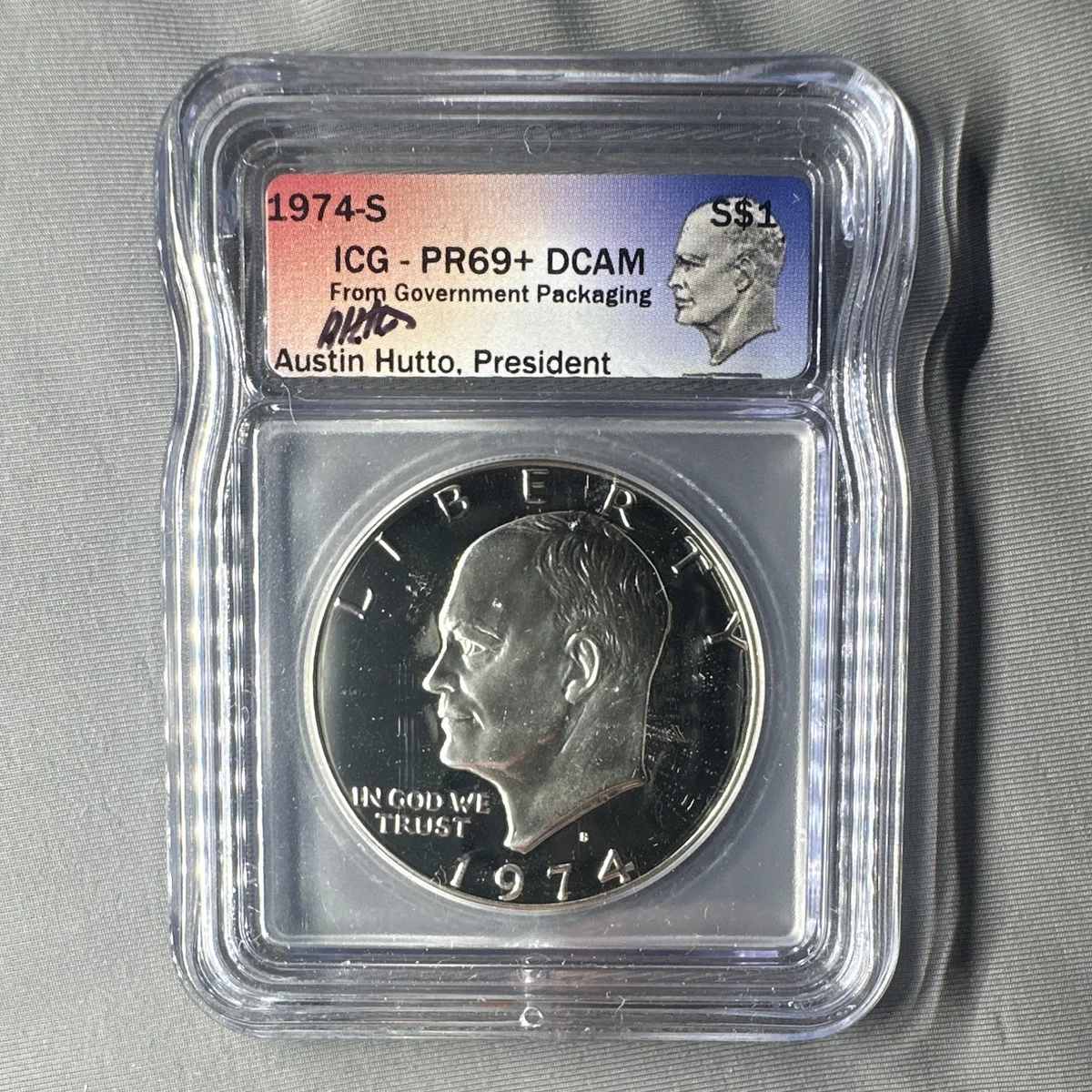 PR 69 Graded 1974 Eisenhower Dollars (1971-1978) for sale | eBay