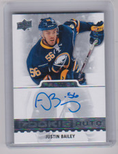 2016 2016-17 UPPER DECK PREMIER JUSTIN BAILEY AUTO ROOKIE 038/399 62 SABRES