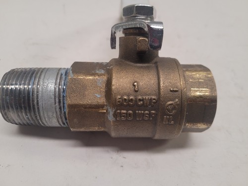 Jomar Valve 150WSP 600CWP 1" IPS Brass Ball Valve (Lead Free)