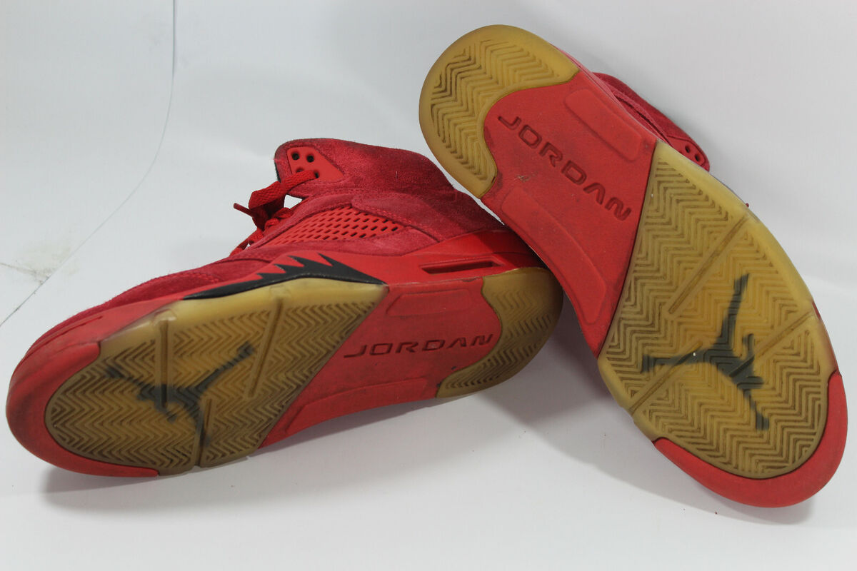Nike Air Jordan 5 Retro “Red Suede” 136027-602 Size 8.5