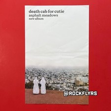 DEATH CAB FOR CUTIE "ASPHALT MEADOWS" 11x17 Record store promo poster