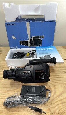 NOS Vintage Sony Video Camera Recorder CCD-F35 Handycam Camcorder