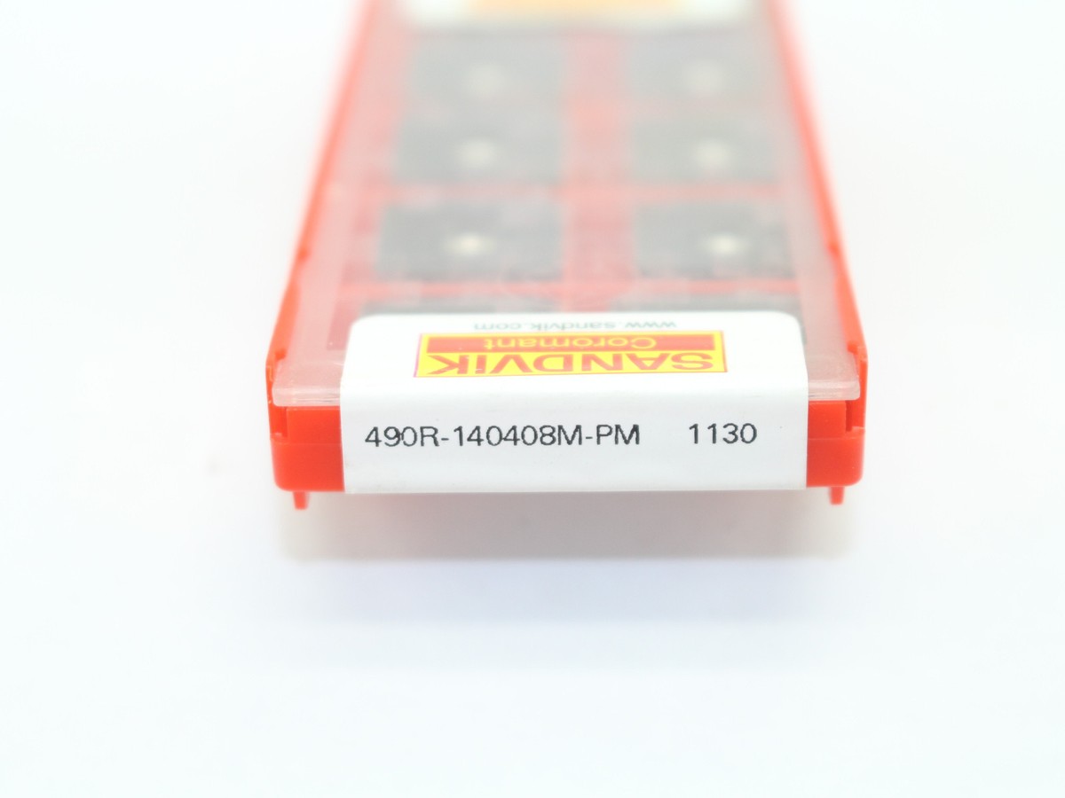 Genuine 10Pcs 490R-140408M-PM 1130 CNC Carbide Milling Insert | eBay