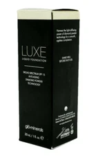 Glo Minerals Luxe Liquid Foundation  1 fl.oz / 30 ml ( Truffle )  *NEW / AUTH