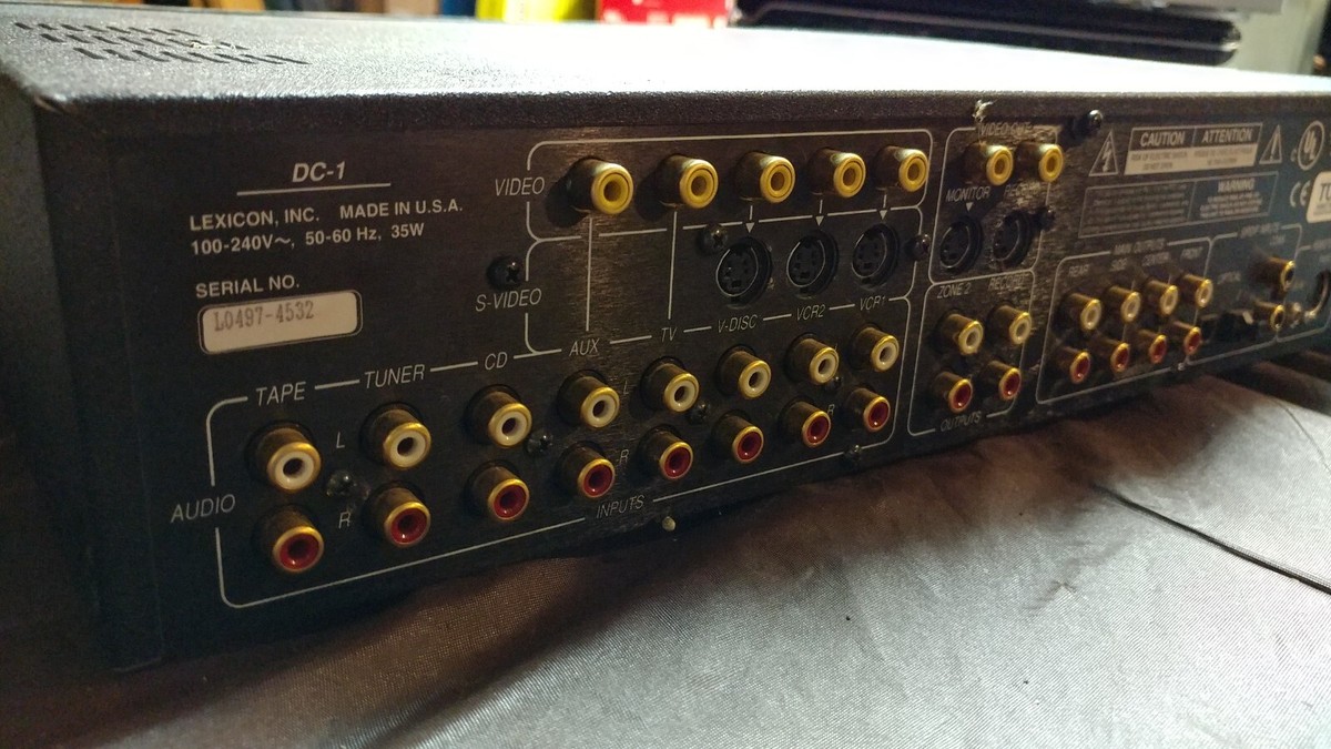 Lexicon DC-1 THX Digital Preamp Processor Controller, Dolby Lexicon DC-1 THX Digital Preamp Processor Controller, Dolby
