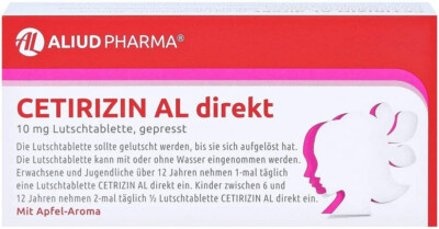 CETIRIZIN AL direkt Lutschtabletten 49 St 00927352
