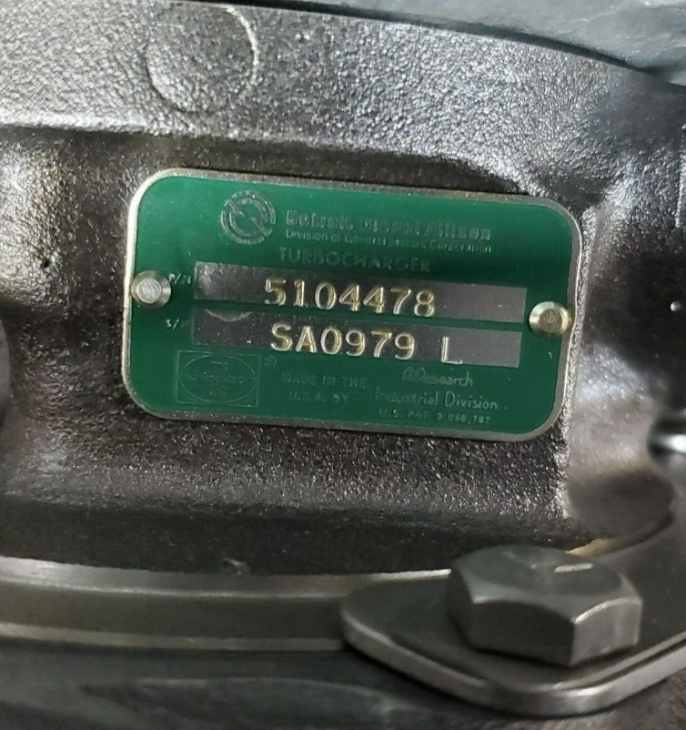 5104478 NEW DETROIT DIESEL 8V92 TURBO (T18A90 1.32) | eBay