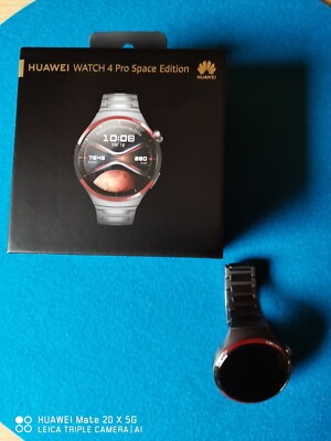 Huawei Watch 4 Pro ''Space Edition'' Titanium  - OVP wie Neu -