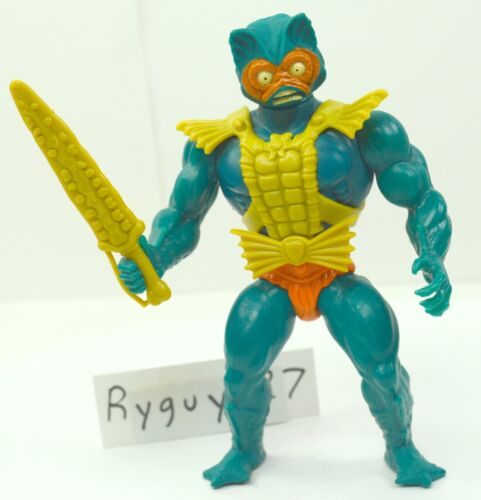 MOTU, Mer-Man, Taiwan, Masters of the Universe, figure, complete, He-Man, Mattel - Picture 1 of 5