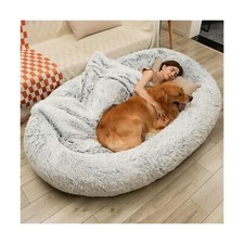 DMTINTA Human Dog Bed 75"  50"  14"Dog Beds for Large Dogs Giant Dog Bed Hu...