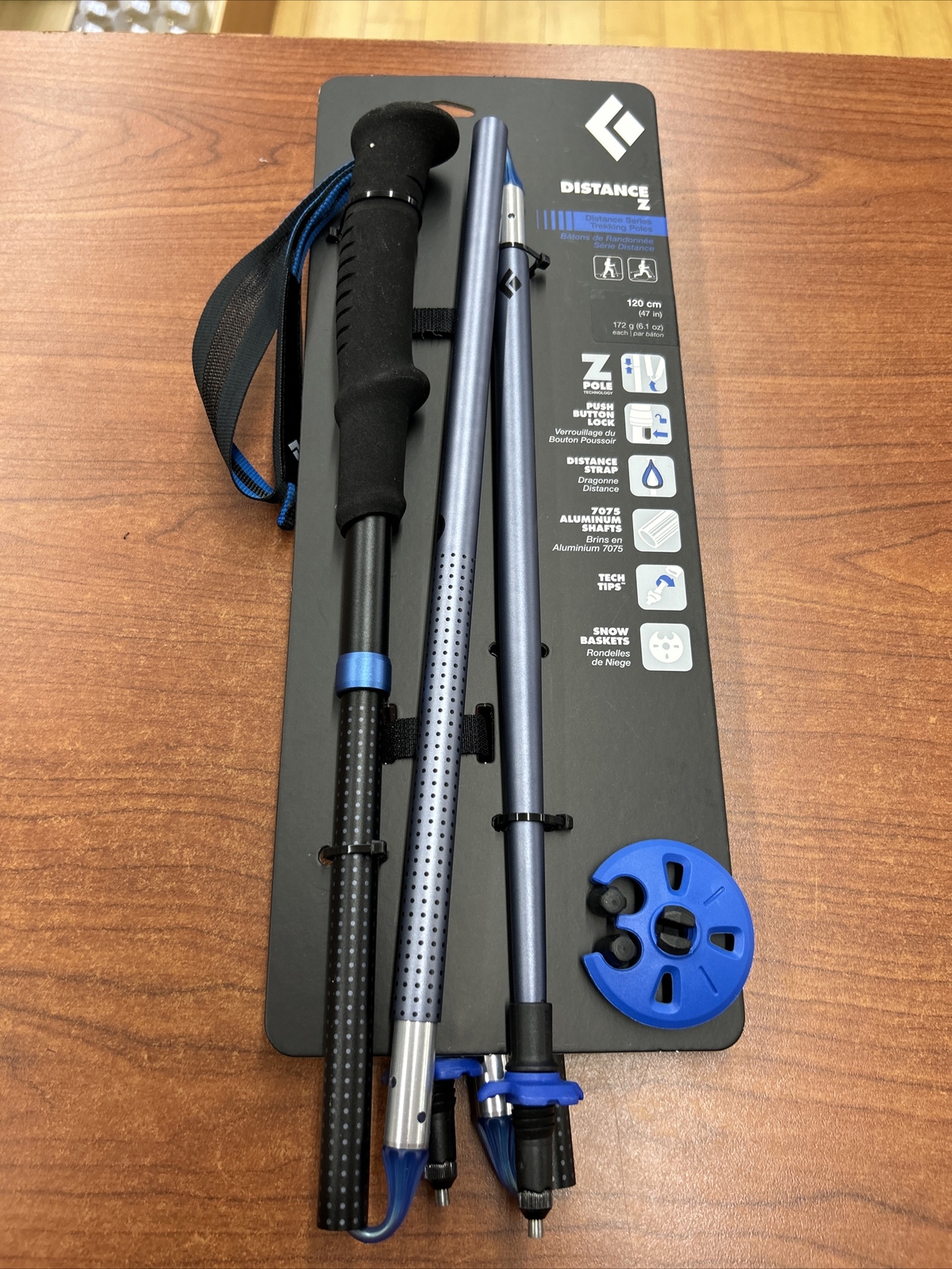 Bastones de Trekking Black Diamond Distance Z Peltre, 120 cm NUEVO ENVÍO GRATUITO