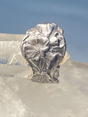 Blumenlöffel Ring Gr. 9,50 Blumenband Sterlingsilber Damen Mädchen