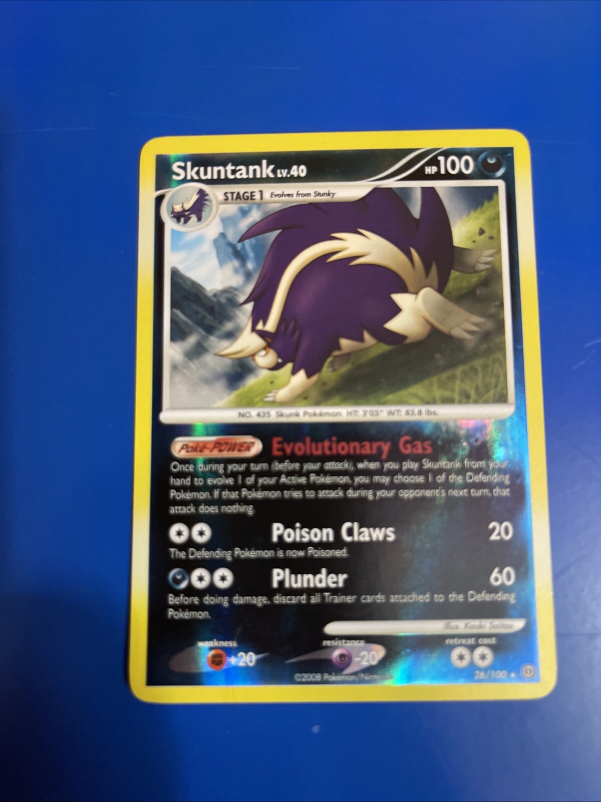 Skuntank 26/100 - Stormfront - Reverse Holo - Pokémon TCG - NEAR MINT