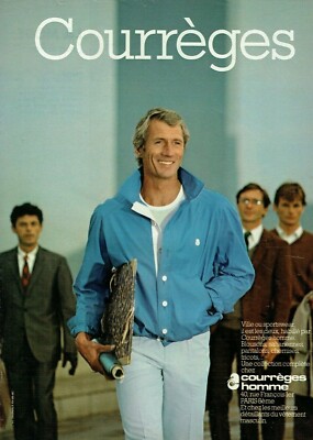  Werbung Advertising 0322 1981 ready to wear Herren Courrèges