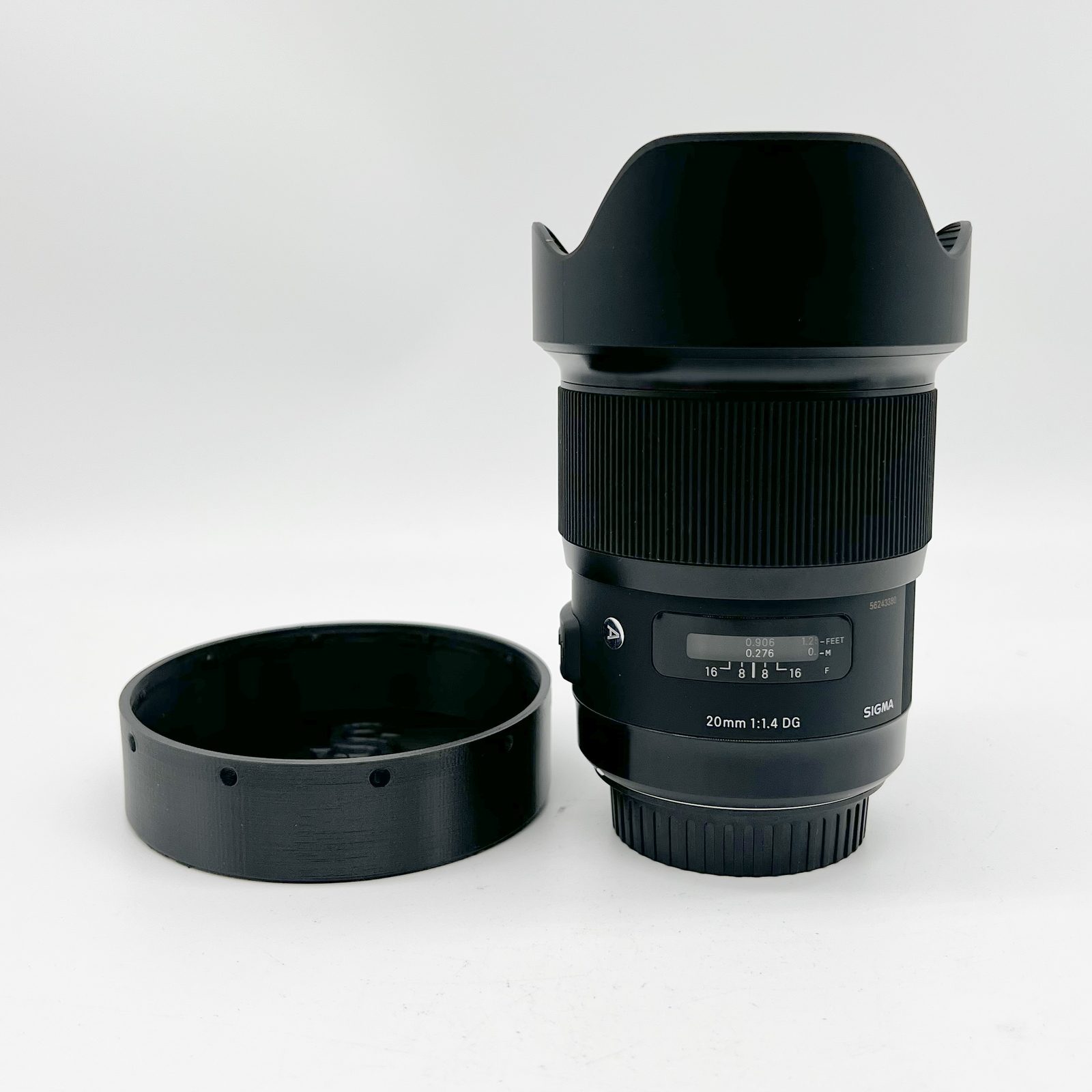 3D Print Soft Rubber Front Lens Cap for SIGMA 20 1.4 DG ART