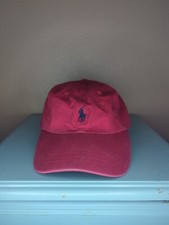 Polo Ralph Lauren Cotton Chino Ball Cap buckled strap Adjustable Curved Brim