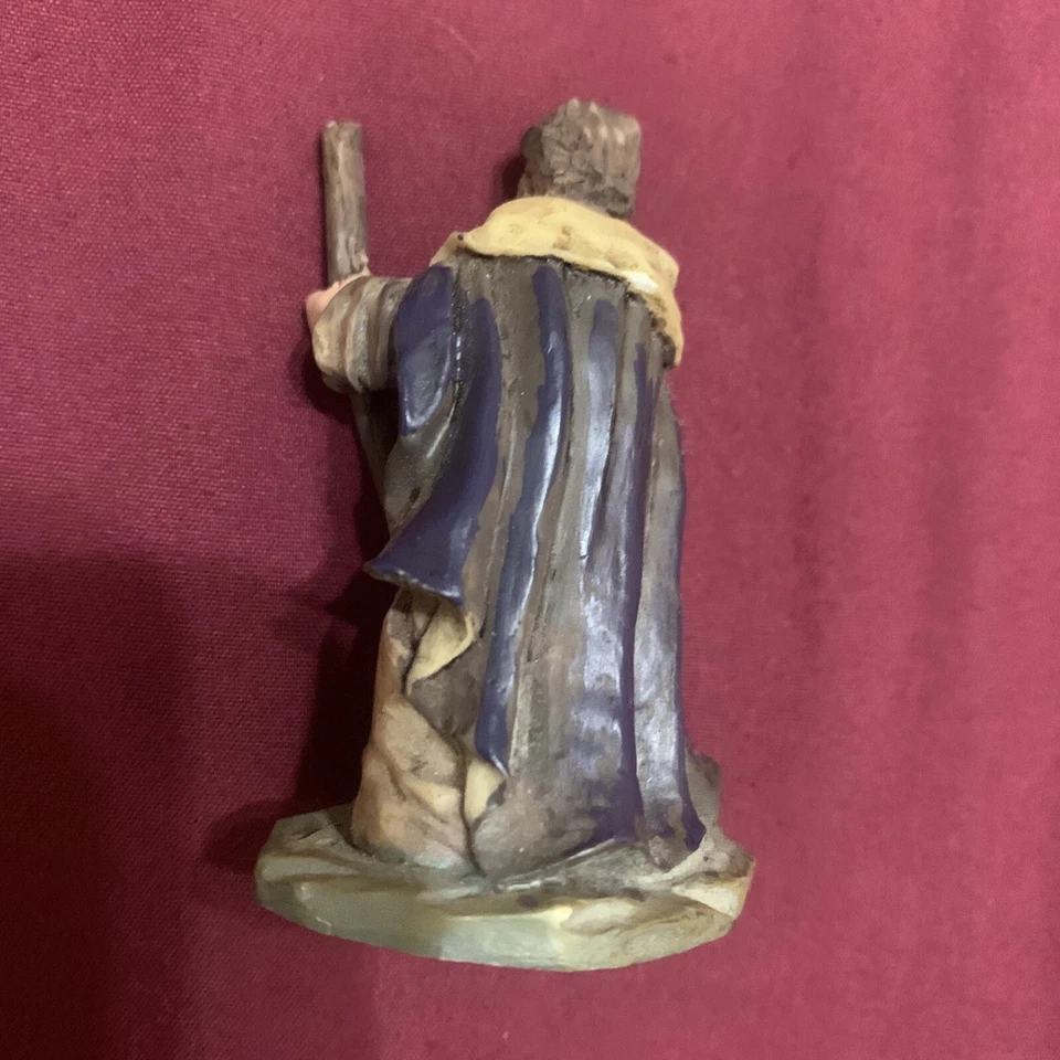 Figura Belén Grandeur Noel Bethlehem Village Padre Joseph Shepherd 2002 Foto 2 de 3