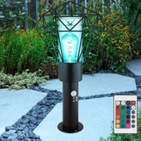 AußEnleuchte Stehlampe Bewegungsmelder Rgb Fernbedienung Dimmbar Wegeleuchte Rgb