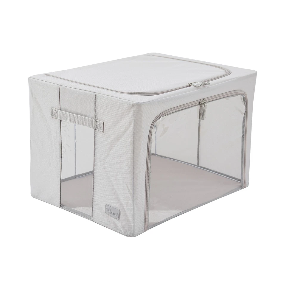 Periea - Beau - Collapsible Home Storage Boxes with Steel Frames - 5 Sizes - Image 2 of 4